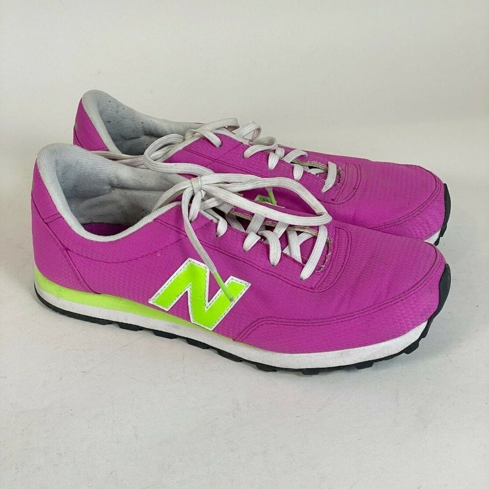 New Balance Womens Athletic Running Sneaker Shoes Pink Green Sz 6 Low KL501W4Y